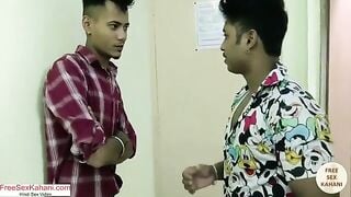 दो लड़कों ने दो भाभियाँ पटाकर चोदी