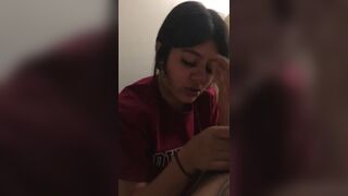 सेक्सी कॉल गर्ल को लंड चुसवाया