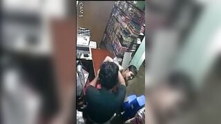 CCTV में रिकॉर्ड हुई ऑफिस में चुदाई की वीडियो